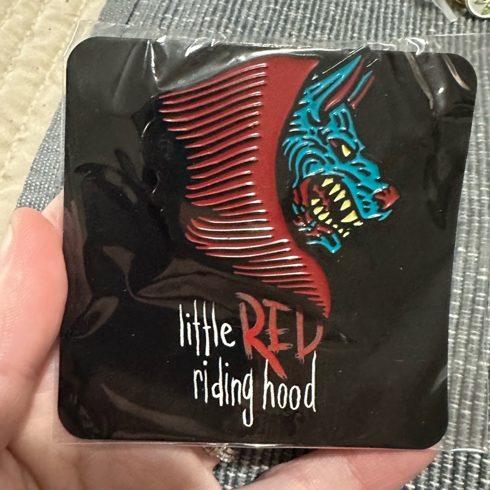 Horror Movie Large Enamel Pin Set Loot Crate Fright Jaws Plan 9 Little Red - Picture 2 of 6